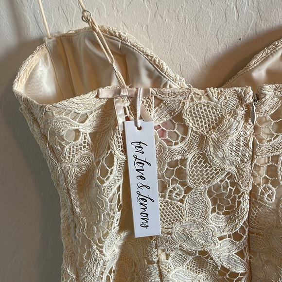 For Love & Lemons Coco Lace Mini Dress - Picture 7 of 10